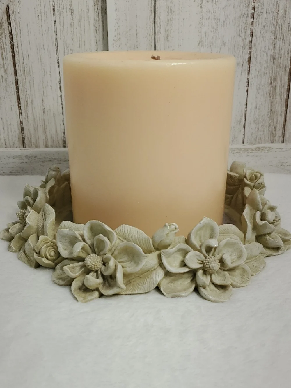 Magnolia Resin Decorative Candle Holder Flower Dish